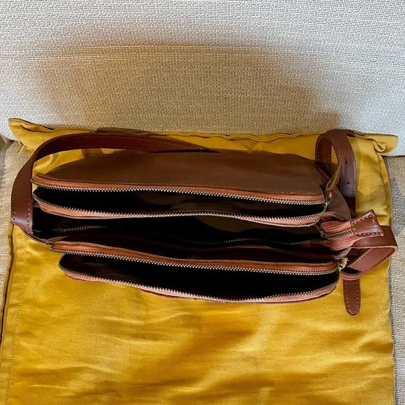 **SOLD** Able Leather Meron Crossbody Bag in Whiskey - Picture 4 of 7